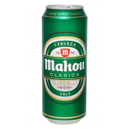 cerveza mahou clasica 50 cl pack de 24 unidades