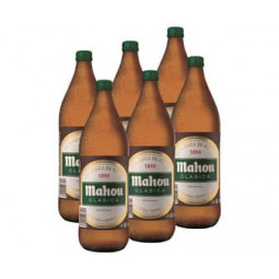 cerveza mahou original 1 litro pack de 6 unidades