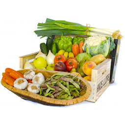 caja fruta y verdura familiar para 3 personas