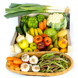 caja fruta y verdura familiar para 3 personas