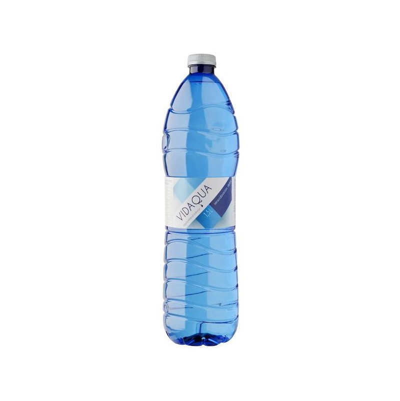 agua mineral vidaqua 1,5 litros pack de 6 unidades