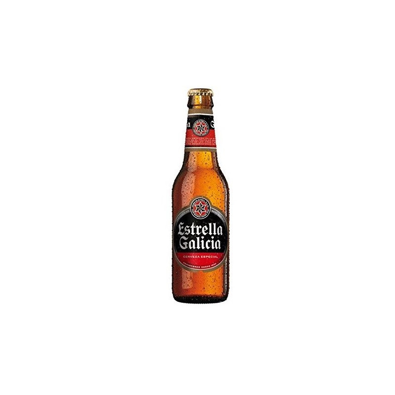 cerveza estrella galicia 25 cl pack de 24 unidades